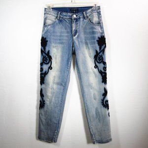 Juliette Embroidered Beaded Jeans